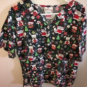 CHRISTMAS uniform advantage top